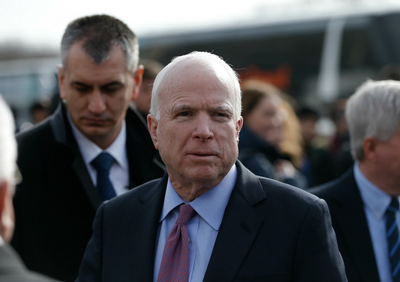 El senador republicano John McCain.