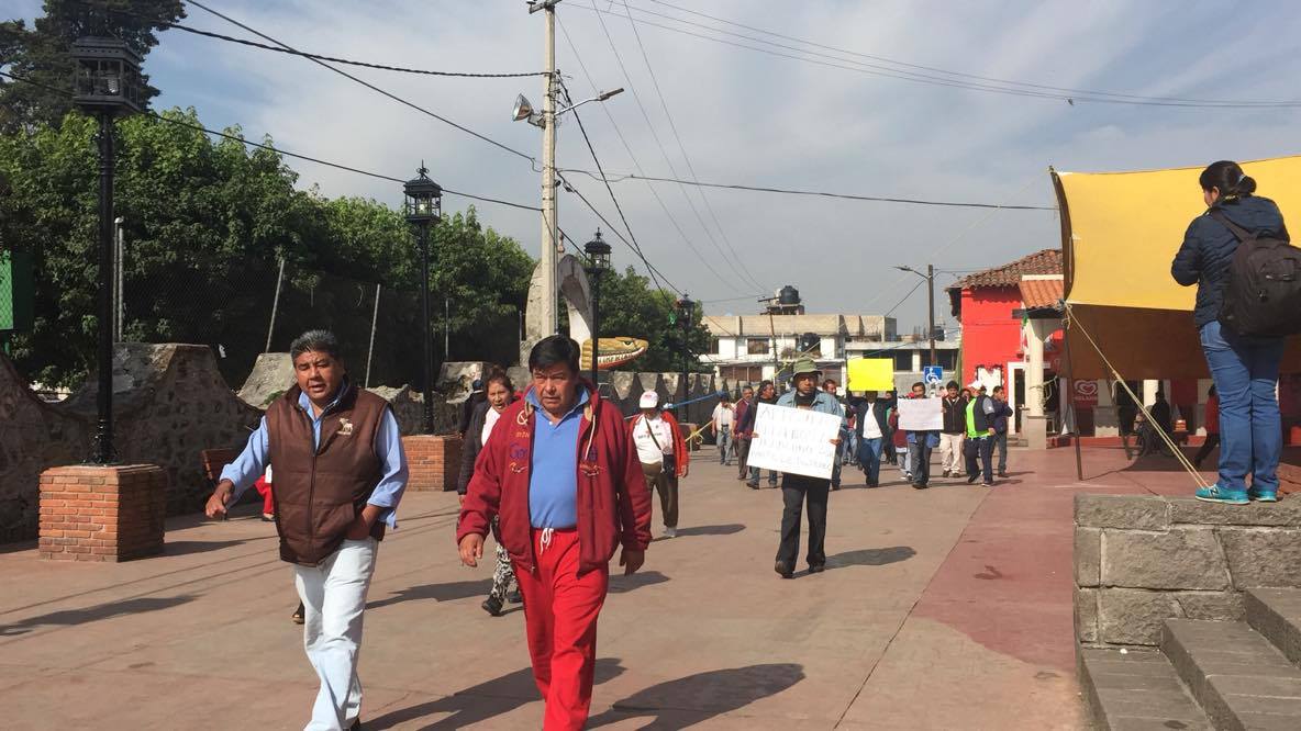 Organizaron manifestación.