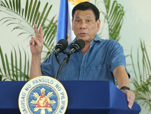 El presidente de Filipinas, Rodrigo Duterte.