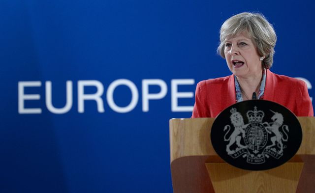 La primera ministra de Reino Unido, Theresa May.