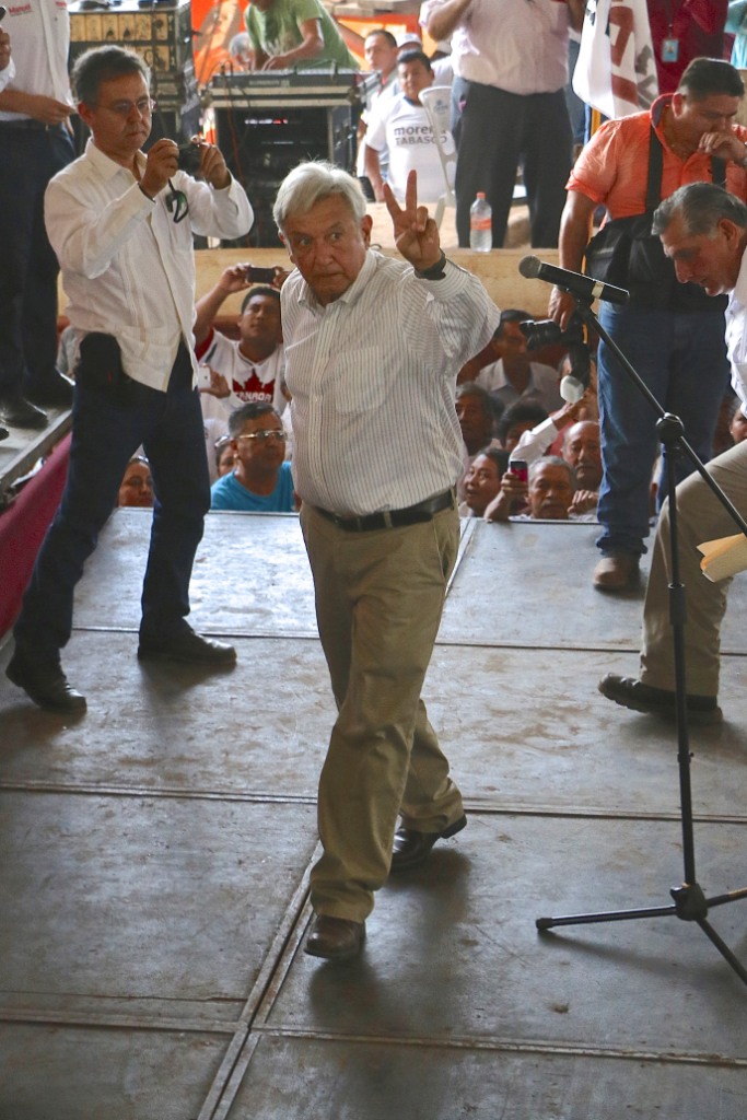 Andrés Manuel López Obrador, líder nacional de MORENA.