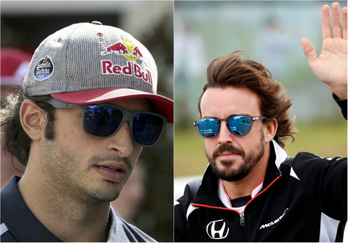 Carlos Sainz y Fernando Alonso 