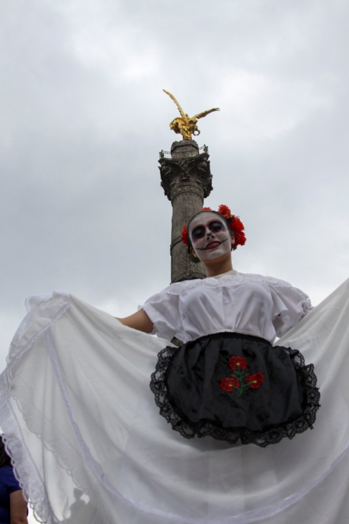 Desfile de catrinas en la Ciudad de México