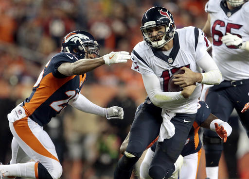 La defensiva de Denver detuvo a Brock Osweiler y sus Texanos