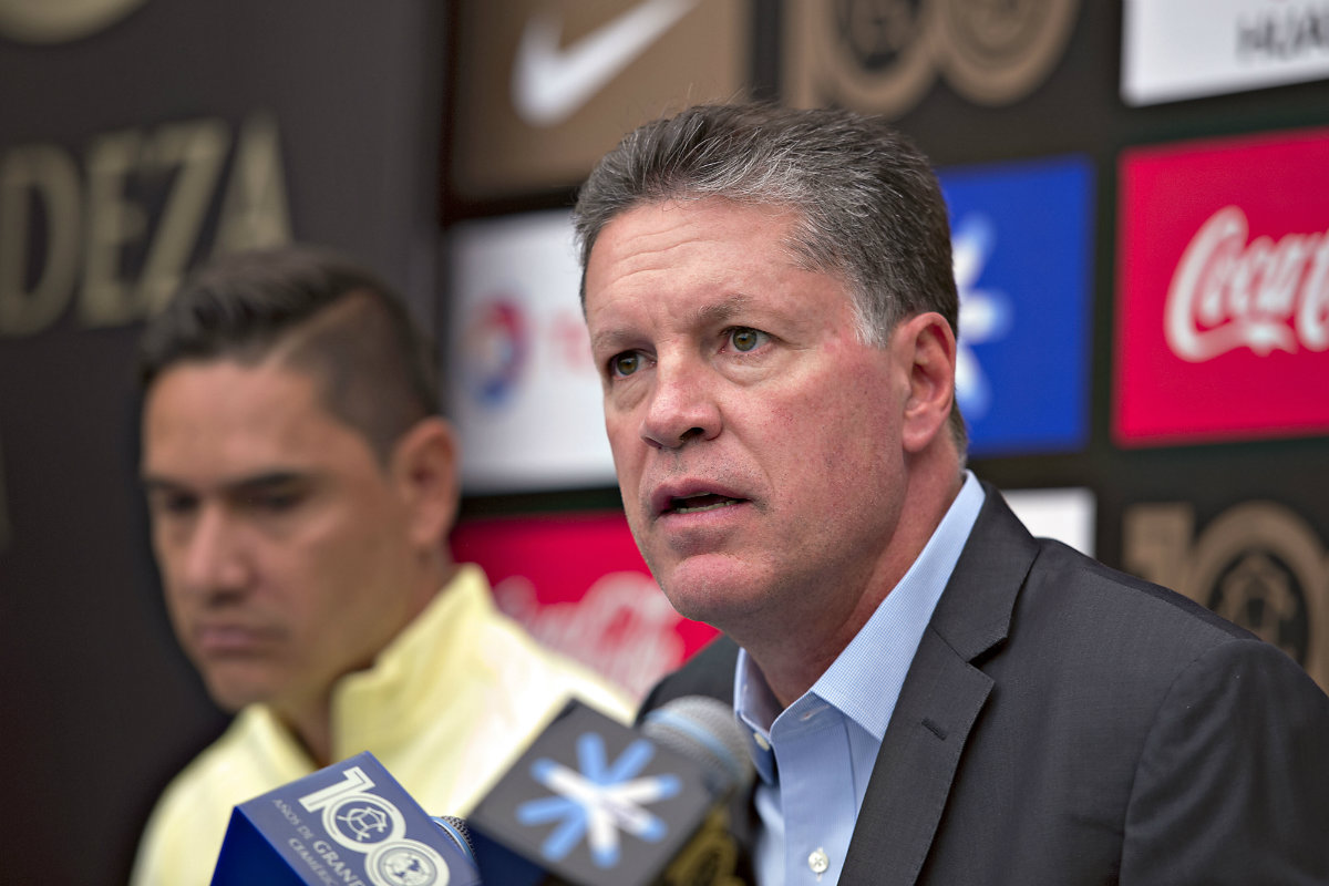 Ricardo Peláez en rueda de prensa.