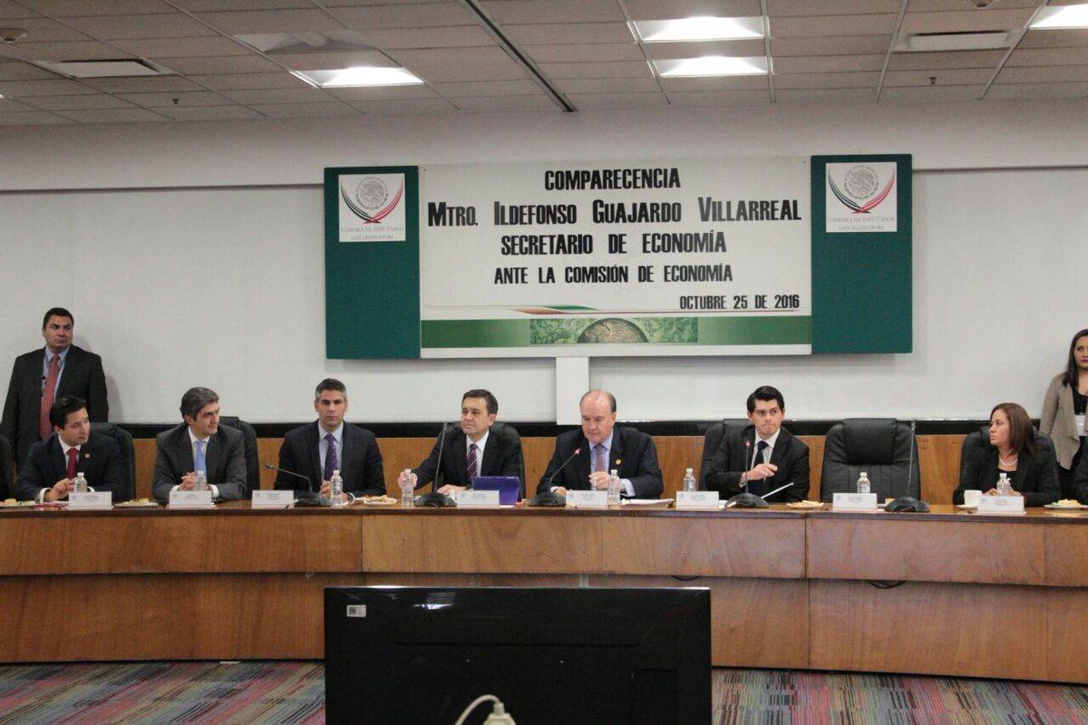 Comparecencia del titular de Economía, Ildefonso Guajardo.