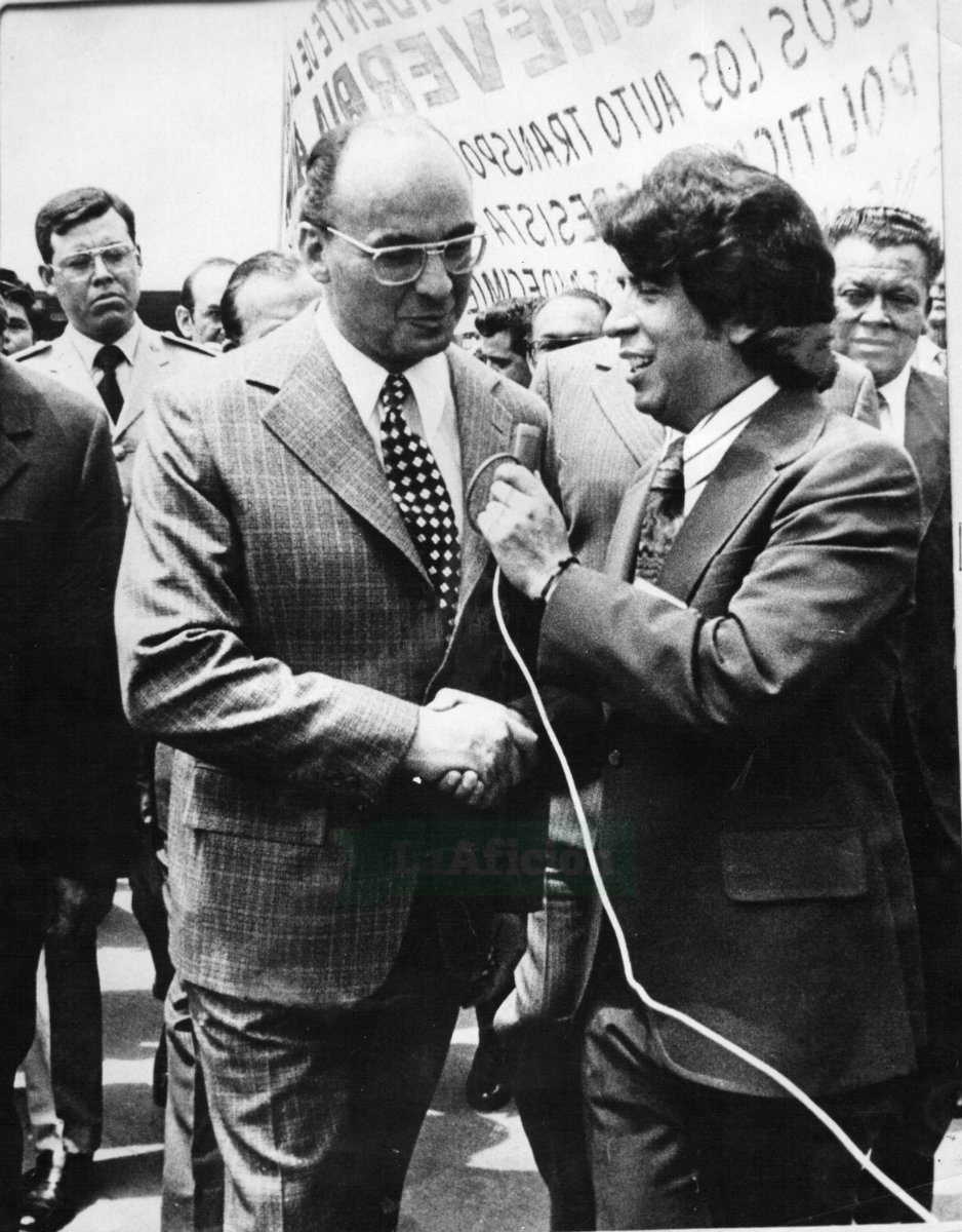El ex presidente Luis Echeverría y Sánchez Noya