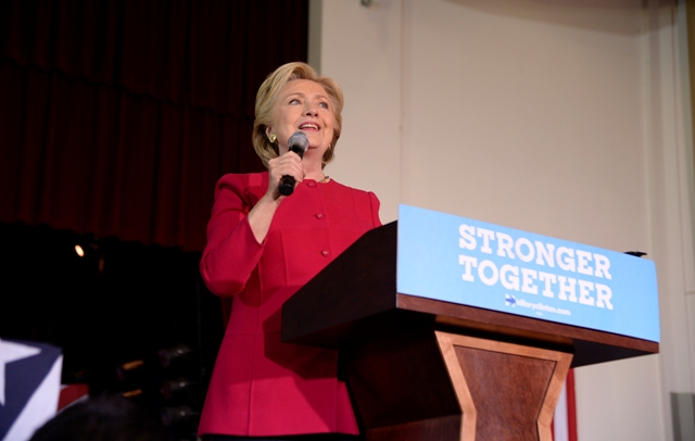 La candidata demócrata, Hillary Clinton.