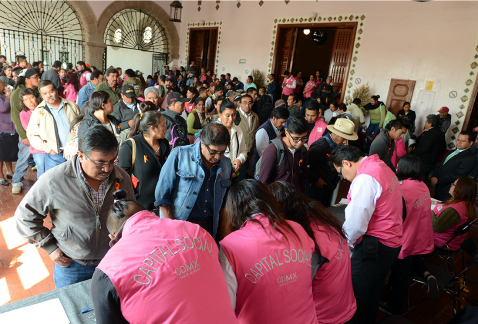 Productores de las siete delegaciones rurales de la Ciudad de México recibieron apoyos para diferentes proyectos por parte de la Secretaría Desarrollo