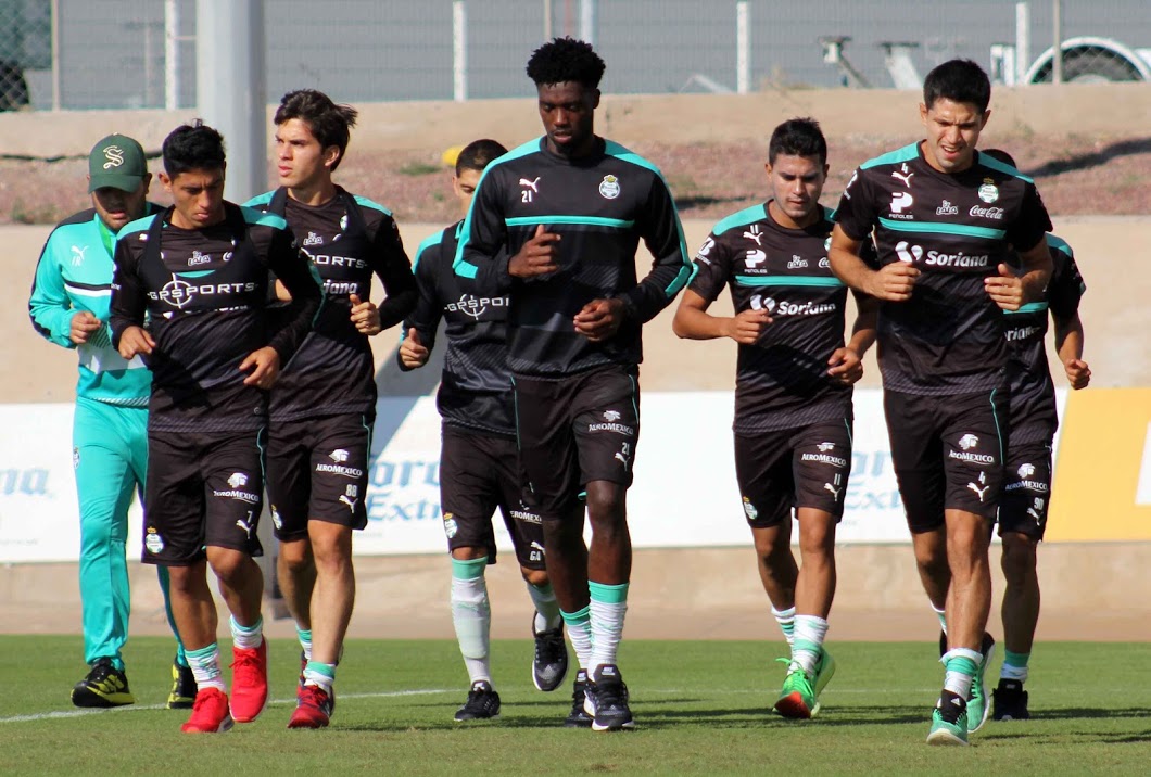 Santos Laguna enfoca sus entrenamientos en el juego ante las Águilas del América.