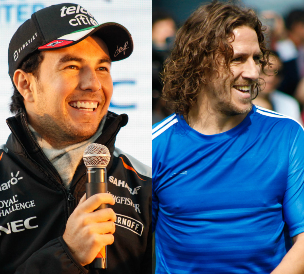 Sergio Pérez y Carles Puyol