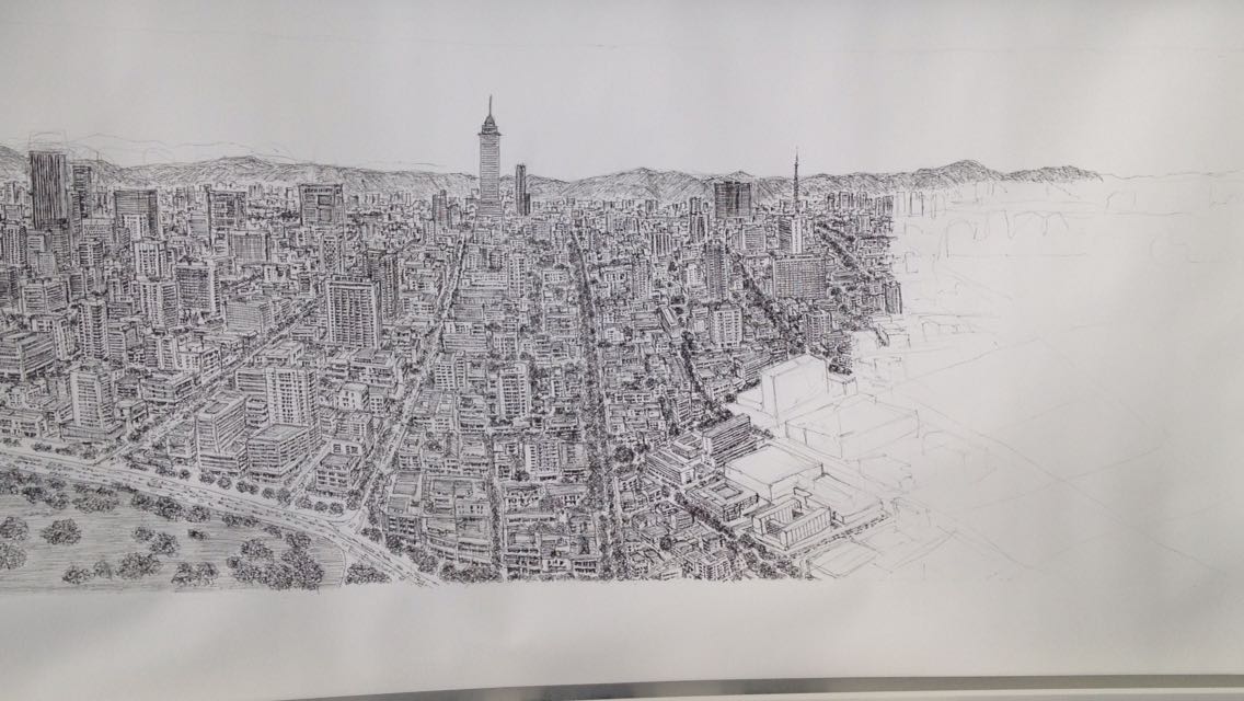 El avance del dibujo es sorprendente. 