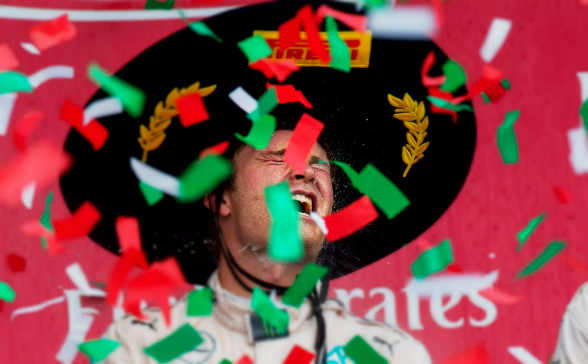 Nico Rosberg, de Mercedes, se llevó el GP de México en 2015