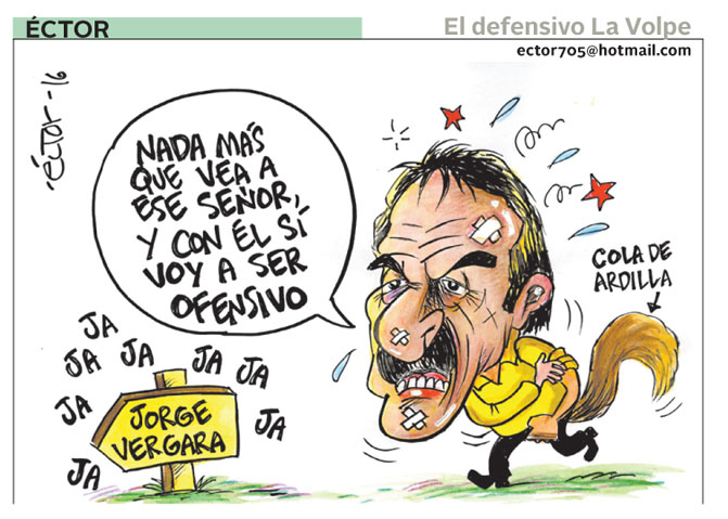El defensivo La Volpe