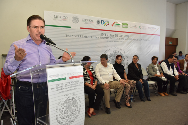 Gobierno de Durango, entregó 500 apoyos como parte del programa 'Prospera'.