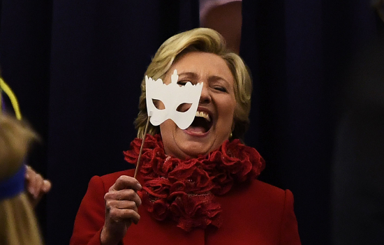 Hilalry Clinton en su día de campaña.