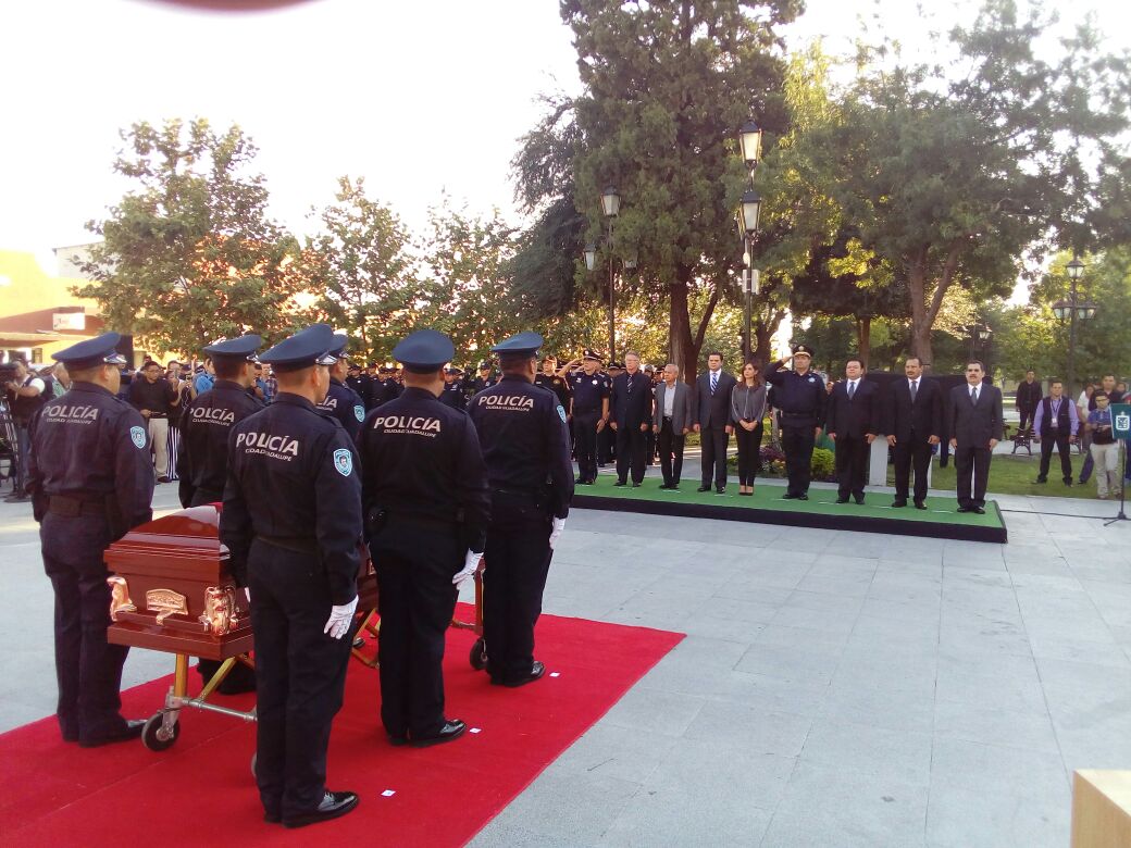 El cuerpo del policía de Guadalupe será llevado al estado de Oaxaca, de donde es originario.