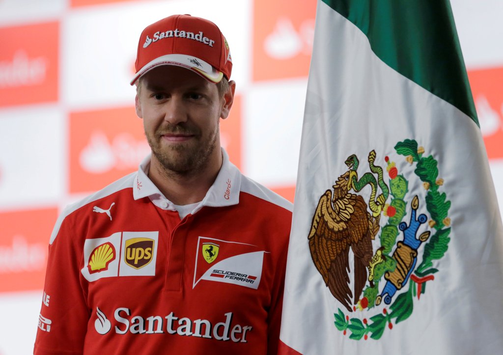 Sebastian Vettel en su visita a México 