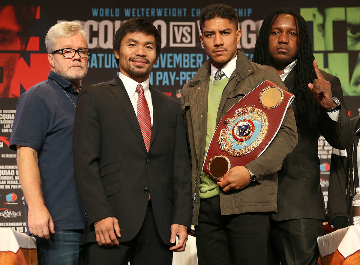 Manny Pacquiao y Jessie Vargas