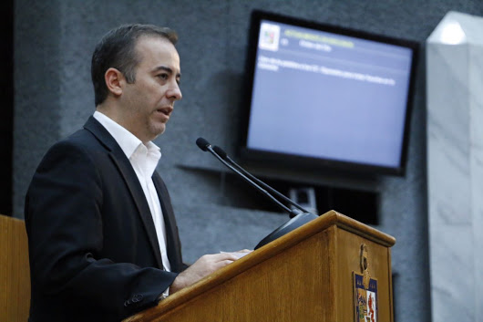 Marcelo Martínez Villarreal, integrante de la comisión de Justicia y Seguridad del Congreso.