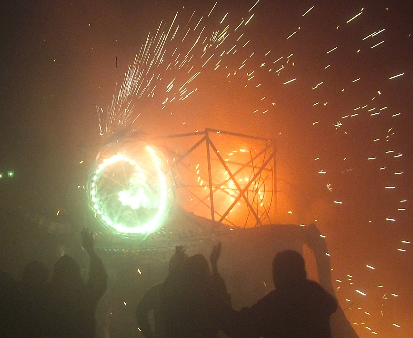 Fuegos artificiales, pirotecnia.