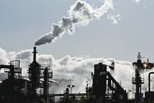 La refinería de Wilmington, California. 