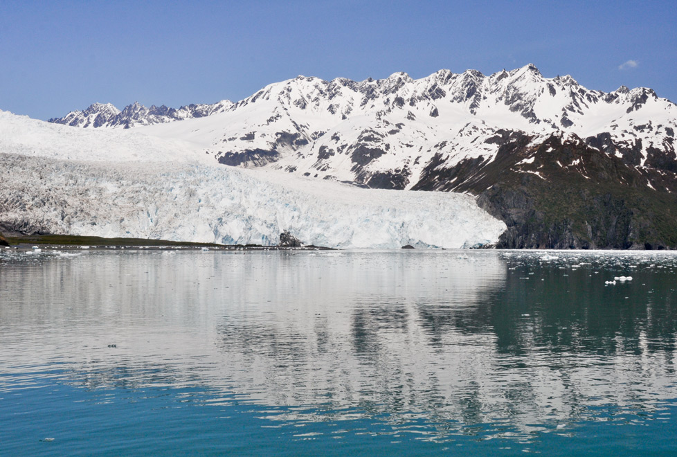 En Alaska hay alrededor de 100,000 glaciares pero apenas 616 tienen nombre, como el glaciar Aialik en el Parque Nacional de Kenai Fjords.