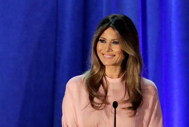 La esposa de Donald Trump, Melania Trump.