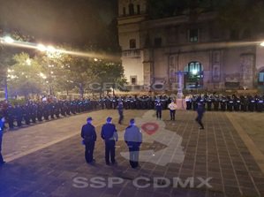 En el operativo participaron 140 policías capitalinos para inhibir el robo a casa habitación y de autos. 