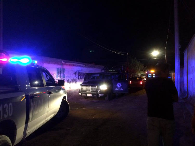 Balacera en Ejido La Paz deja un hombre sin vida y una mujer herida.