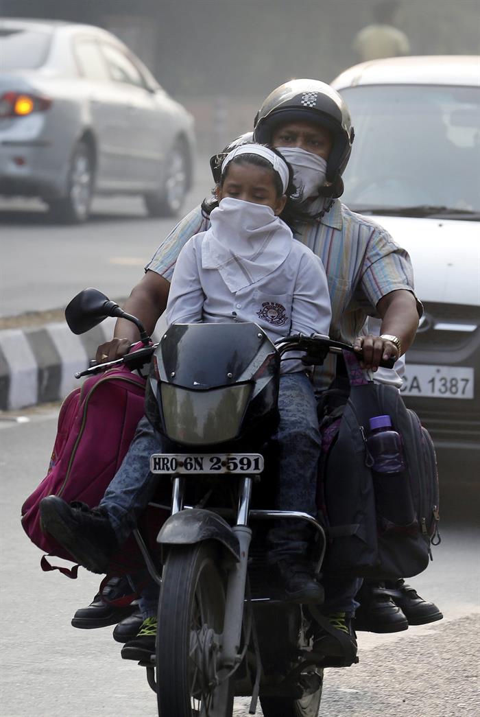 Los niveles de partículas contaminantes PM2.5 son 90 veces más del considerado tolerable por la OMS y 15 veces mayor al límite permitido por el gobier