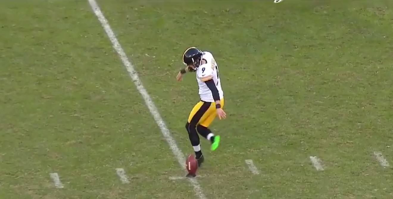 Chris Boswell falló estrepitosamente en su patada