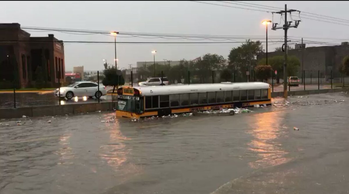 Imágenes de la tormenta de este martes en Reynosa.