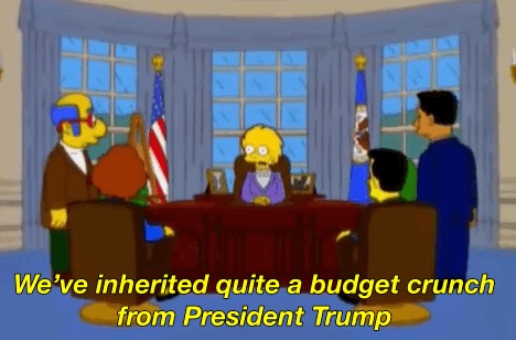 En el capítulo, Donald Trump precedió a Lisa Simpson como presidente de EU. 