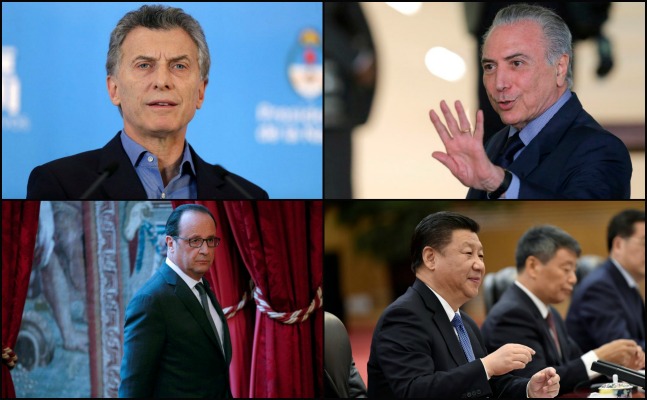 El presidente argentino, Mauricio Macri, felicitó al presidente electo de EU,  Donald Trump, a través de su cuenta de Twitter. 