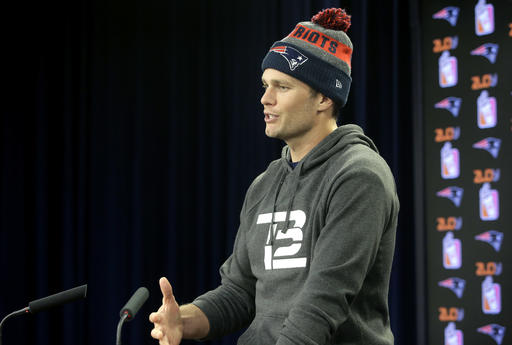 Tom Brady, mariscal de campo de los Patriotas de Nueva Inglaterra