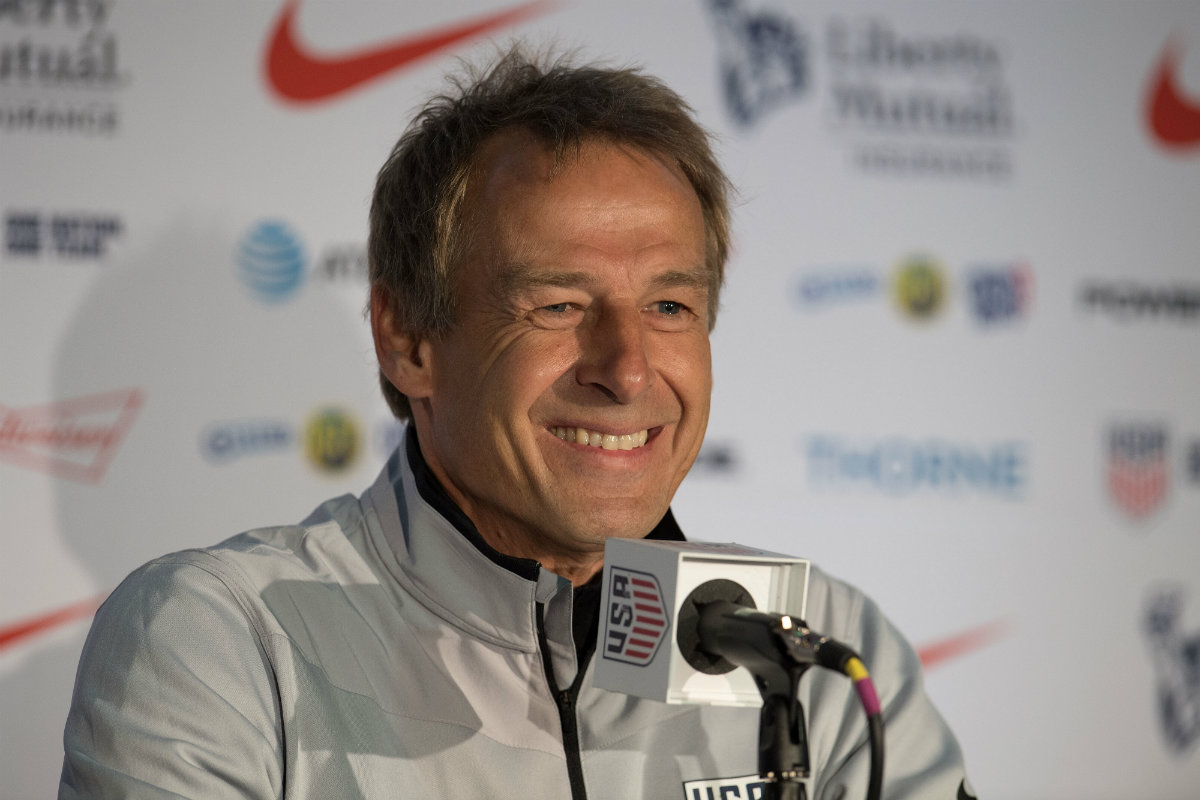 Jürgen Klinsmann, entrenador de la selección estadunidense de futbol