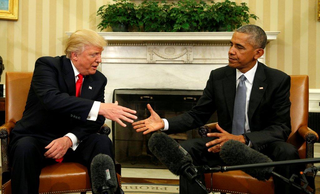 El presidente de estadunidense Barck Obama, recibió a Donald Trump en la oficina oval de la Casa Blanca.