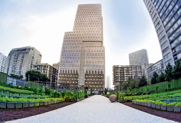 La sede de Polanco de la firma bancaria tiene una pista para correr.