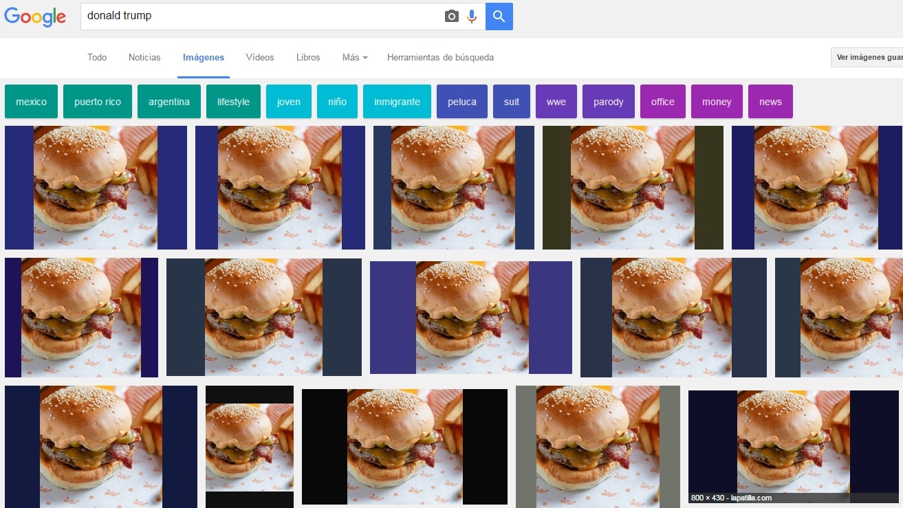 Esto aparece si tienes la extensión en Google Chrome.