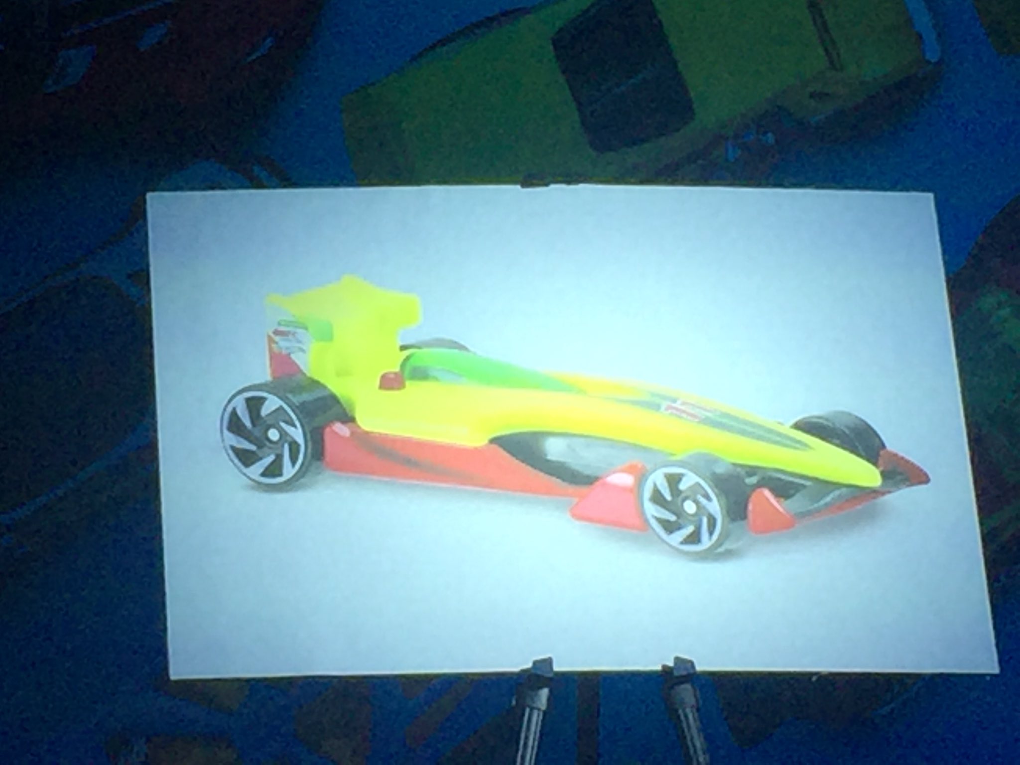 'Speedy Pérez', auto de Hot Wheels diseñado por 'Checo'