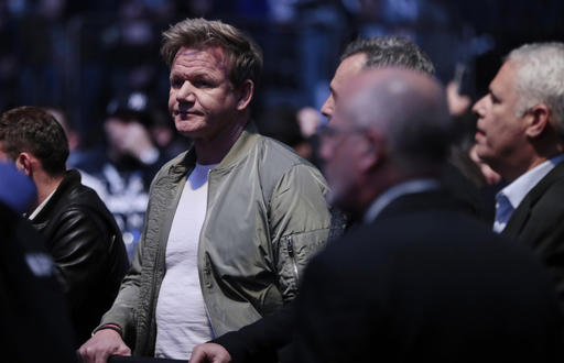 Gordon Ramsay, el famoso chef, estuvo presente en UFC 205