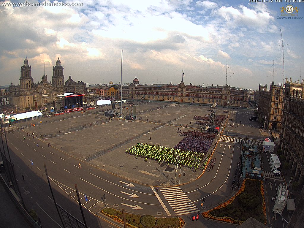 El ingreso al Zócalo será únicamente por las avenidas 20 de Noviembre, 16 de Septiembre y 5 de Mayo 