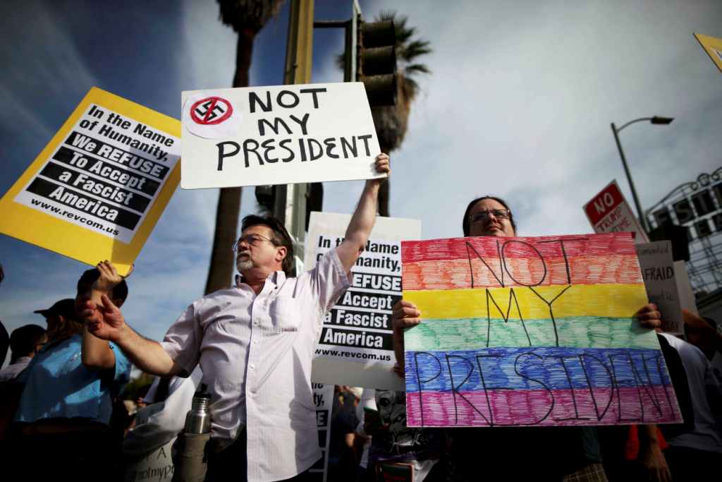Marchan contra Trump en varias ciudades de EU- Grupo Milenio