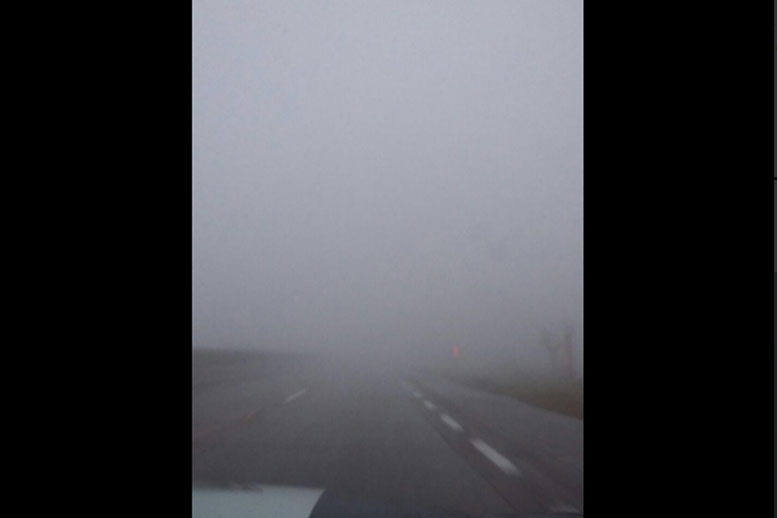 Se recomienda viajar a baja velocidad, con las luces encendidas y cinturón de seguridad.