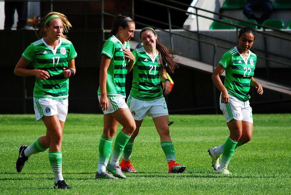 Jugadoras de la selección femenil Sub-20