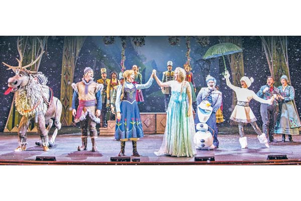 El nuevo musical de "Frozen" promete convertirse en una tradición para el crucero "Disney Wonder".