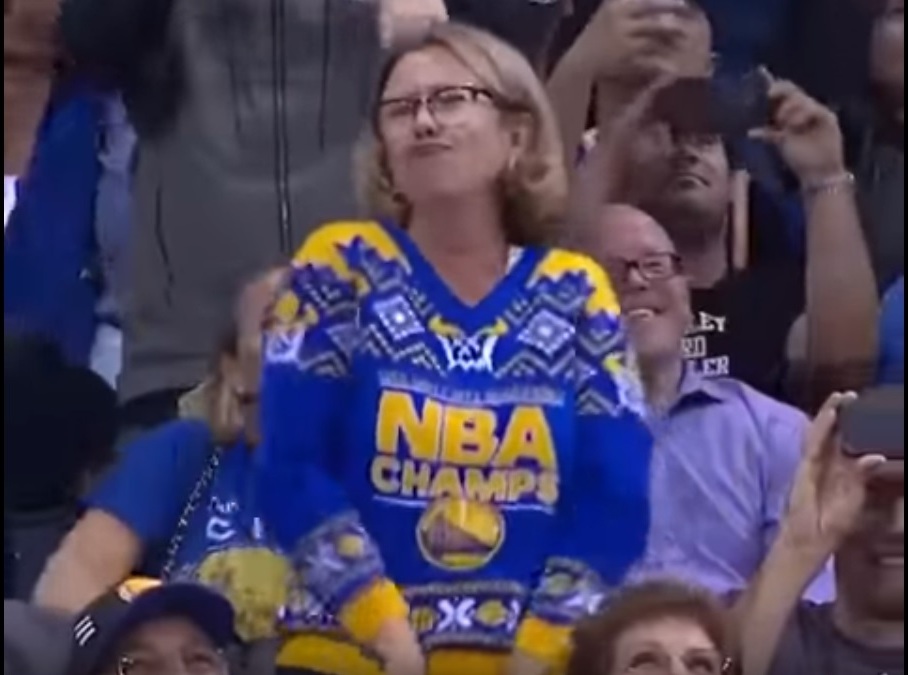 Robin Schreiber , aficionada a los Warriors
