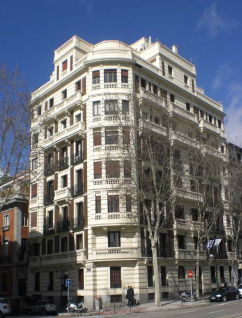 La vivienda adquirida por Mansur en la capital de España se encuentra en un edificio señorial de principios del siglo XX