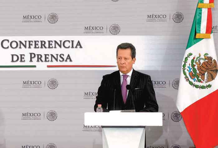 Eduardo Sánchez, vocero del gobierno de la República.